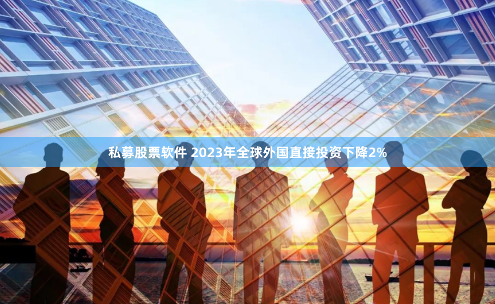 私募股票软件 2023年全球外国直接投资下降2%